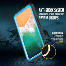 Charger l&#39;image dans la galerie, iPhone XS Max Waterproof Case, Punkcase [Extreme Series] Armor Cover W/ Built In Screen Protector [Light Blue] (Color in image: Pink)
