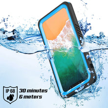 Load image into Gallery viewer, iPhone X Case, Punkcase [Extreme Series] [Slim Fit] [IP68 Certified] [Shockproof] [Snowproof] [Dirproof] Armor Cover W/ Built In Screen Protector for Apple iPhone 10 [LIGHT BLUE] (Color in image: Light Green)
