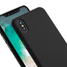 Load image into Gallery viewer, iPhone X Case, Punkcase [Solid Series] Ultra Thin Cover [shockproof] [dirtproof] for Apple iPhone 10 [Black] 
