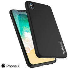 Load image into Gallery viewer, iPhone X Case, Punkcase [Solid Series] Ultra Thin Cover [shockproof] [dirtproof] for Apple iPhone 10 [Black] 
