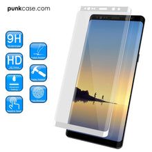 Load image into Gallery viewer, Galaxy Note 9 Black Punkcase Glass SHIELD Tempered Glass Screen Protector 0.33mm Thick 9H Glass 
