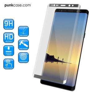 Galaxy Note 10 Black Punkcase Glass SHIELD Tempered Glass Screen Protector 0.33mm Thick 9H Glass 