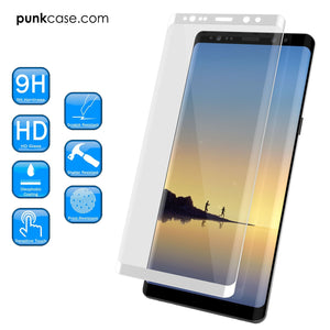 Galaxy Note 9 Black Punkcase Glass SHIELD Tempered Glass Screen Protector 0.33mm Thick 9H Glass 