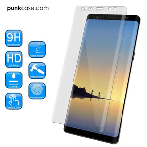 Galaxy Note 10 Black Punkcase Glass SHIELD Tempered Glass Screen Protector 0.33mm Thick 9H Glass 