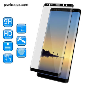 Galaxy Note 10 Black Punkcase Glass SHIELD Tempered Glass Screen Protector 0.33mm Thick 9H Glass 