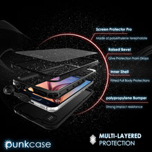 Load image into Gallery viewer, Galaxy S6 Waterproof Case PunkCase StudStar Black Thin 6.6ft Underwater IP68 Shock/Dirt/Snow Proof (Color in image: white)

