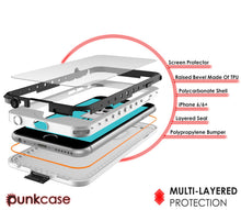 Load image into Gallery viewer, iPhone 6s/6 Waterproof Case, PunkCase StudStar White w/ Attached Screen Protector | Lifetime Warranty (Color in image: black)

