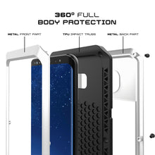 Load image into Gallery viewer, 360° FULL BODY PROTECTION METAL FRONT PART TPU IMPACT TRUSS METAL BACK PART (Color in image: silver)

