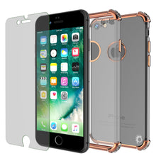 Charger l&#39;image dans la galerie, iPhone 8 Case, Punkcase [BLAZE SERIES] Protective Cover W/ PunkShield Screen Protector [Shockproof] [Slim Fit] for Apple iPhone [Red] (Color in image: Rose gold)
