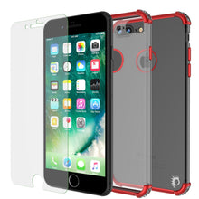 Charger l&#39;image dans la galerie, iPhone 8 PLUS Case, Punkcase [BLAZE SERIES] Protective Cover W/ PunkShield Screen Protector [Shockproof] [Slim Fit] for Apple iPhone 7/8/6/6s PLUS [Red] (Color in image: Silver)
