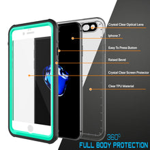 Charger l&#39;image dans la galerie, Crystal Clear Optical Lens Iphone 7 Easy To Press Button Raised Bevel Crystal Clear Screen Protector Clear TPU Material (Color in image: Pink)

