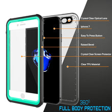 Charger l&#39;image dans la galerie, Apple iPhone SE (4.7&quot;) Waterproof Case, PUNKcase CRYSTAL Teal W/ Attached Screen Protector  | Warranty (Color in image: Pink)
