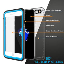 Charger l&#39;image dans la galerie, Crystal Clear Optical Lens Iphone 7 Easy To Press Button Raised Bevel Crystal Clear Screen Protector Clear TPU Material (Color in image: Pink)
