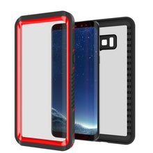 Load image into Gallery viewer, Galaxy S8 Waterproof Case, Punkcase [Extreme Series] [Slim Fit] [IP68 Certified] [Shockproof] [Snowproof] [Dirproof] Armor Cover W/ Built In Screen Protector for Samsung Galaxy S8 [Red] (Color in image: Pink)
