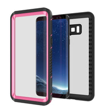 Load image into Gallery viewer, Galaxy S8 PLUS Waterproof Case, Punkcase [Extreme Series] [Slim Fit] [IP68 Certified] [Shockproof] [Snowproof] [Dirproof] Armor Cover W/ Built In Screen Protector for Samsung Galaxy S8+ [Pink] (Color in image: Black)
