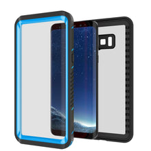 Load image into Gallery viewer, Galaxy S8 PLUS Waterproof Case, Punkcase [Extreme Series] [Slim Fit] [IP68 Certified] [Shockproof] [Snowproof] [Dirproof] Armor Cover [Light Blue] 
