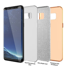 Load image into Gallery viewer, Galaxy S8 Plus Case, Punkcase Galactic 2.0 Series Ultra Slim Protective Armor TPU Cover [Gold] (Color in image: black/grey)
