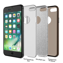 Charger l&#39;image dans la galerie, iPhone 8 Case, Punkcase Galactic 2.0 Series Ultra Slim Protective Armor TPU Cover [Black/Grey] (Color in image: pink)
