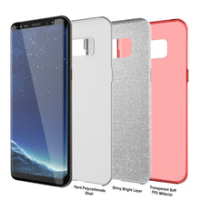 Load image into Gallery viewer, Galaxy S8 Case, Punkcase Galactic 2.0 Series Ultra Slim Protective Armor TPU Cover w/ PunkShield Screen Protector | Lifetime Exchange Warranty | Designed for Samsung Galaxy S8 [Red] (Color in image: black)
