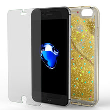 Charger l&#39;image dans la galerie, iPhone SE (4.7&quot;) Case, PunkCase LIQUID Gold Series, Protective Dual Layer Floating Glitter Cover (Color in image: silver)
