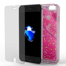 Charger l&#39;image dans la galerie, iPhone 7 Case, PunkCase LIQUID Pink Series, Protective Dual Layer Floating Glitter Cover (Color in image: gold)
