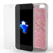 Charger l&#39;image dans la galerie, iPhone SE (4.7&quot;) Case, PunkCase LIQUID Rose Series, Protective Dual Layer Floating Glitter Cover (Color in image: teal)
