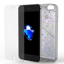 Charger l&#39;image dans la galerie, iPhone 7 Case, PunkCase LIQUID Silver Series, Protective Dual Layer Floating Glitter Cover (Color in image: gold)
