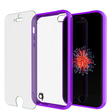 Load image into Gallery viewer, iPhone SE/5S/5 Case Punkcase® LUCID 2.0 Purple Series w/ PUNK SHIELD Screen Protector | Ultra Fit (Color in image: clear)
