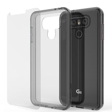 Load image into Gallery viewer, LG G6 Case Punkcase® LUCID 2.0 Crystal Black Series w/ PUNK SHIELD Screen Protector | Ultra Fit (Color in image: black)
