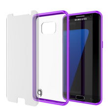 Load image into Gallery viewer, S7 Edge Case Punkcase® LUCID 2.0 Purple Series w/ PUNK SHIELD Screen Protector | Ultra Fit (Color in image: purple)
