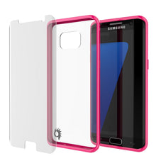 Load image into Gallery viewer, S7 Edge Case Punkcase® LUCID 2.0 Pink Series w/ PUNK SHIELD Screen Protector | Ultra Fit (Color in image: pink)
