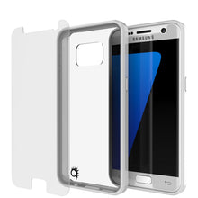 Load image into Gallery viewer, S7 Case Punkcase® LUCID 2.0 White Series w/ PUNK SHIELD Glass Screen Protector | Ultra Fit (Color in image: clear)
