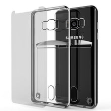 Load image into Gallery viewer, Galaxy S8 Case, PUNKCASE® LUCID Silver Series | Card Slot | SHIELD Screen Protector | Ultra fit (Color in image: Gold)
