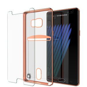 Galaxy Note 7 Case, PUNKCASE® LUCID Rose Gold Series | Card Slot | SHIELD Screen Protector (Color in image: Rose Gold)