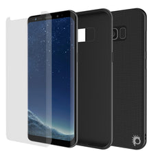 Load image into Gallery viewer, Galaxy S8 PLUS Case, PunkCase [Stealth Series] Hybrid 3-Piece Shockproof Dual Layer Cover [Non-Slip] [Soft TPU + PC Bumper] with PUNKSHIELD Screen Protector for Samsung S8+ [Black] (Color in image: Grey)
