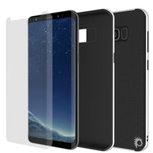 Load image into Gallery viewer, Galaxy S8 PLUS Case, PunkCase [Stealth Series] Hybrid 3-Piece Shockproof Dual Layer Cover [Non-Slip] [Soft TPU + PC Bumper] with PUNKSHIELD Screen Protector for Samsung S8+ [White] (Color in image: Teal)
