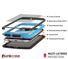 Load image into Gallery viewer, Galaxy s6 EDGE Plus Waterproof Case, Punkcase StudStar Light Blue Series | Lifetime Warranty (Color in image: teal)
