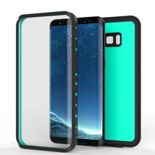 Load image into Gallery viewer, Galaxy S8 Plus Waterproof Case PunkCase StudStar Teal Thin 6.6ft Underwater IP68 Shock/Snow Proof (Color in image: white)
