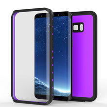 Load image into Gallery viewer, Galaxy S8 Plus Waterproof Case PunkCase StudStar Purple Thin 6.6ft Underwater IP68 Shock/Snow Proof (Color in image: white)
