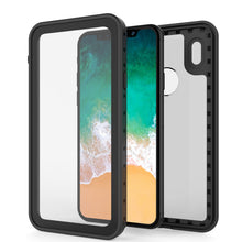 Load image into Gallery viewer, iPhone X Waterproof IP68 Case, Punkcase [Clear] [StudStar Series] [Slim Fit] [Dirtproof] (Color in image: white)
