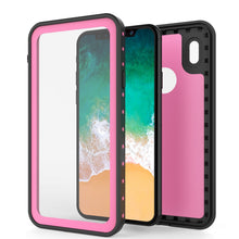 Load image into Gallery viewer, iPhone X Waterproof IP68 Case, Punkcase [Pink] [StudStar Series] [Slim Fit] [Dirtproof] (Color in image: red)
