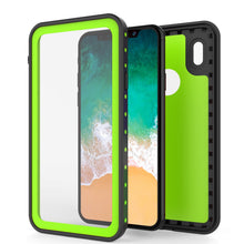 Load image into Gallery viewer, iPhone X Waterproof IP68 Case, Punkcase [Light green] [StudStar Series] [Slim Fit] [Dirtproof] (Color in image: pink)
