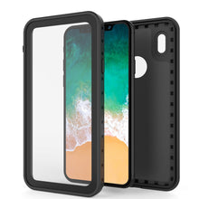 Load image into Gallery viewer, iPhone X Waterproof IP68 Case, Punkcase [Black] [StudStar Series] [Slim Fit] [Dirtproof] (Color in image: teal)
