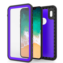 Load image into Gallery viewer, iPhone X Waterproof IP68 Case, Punkcase [Purple] [StudStar Series] [Slim Fit] [Dirtproof] (Color in image: red)
