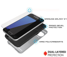 Load image into Gallery viewer, Galaxy S7 EDGE Case PunkCase CLUTCH Silver Series Slim Armor Soft Cover Case w/ Screen Protector (Color in image: Gold)
