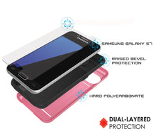 Load image into Gallery viewer, Galaxy S7 EDGE Case PunkCase CLUTCH Pink Series Slim Armor Soft Cover Case w/ Screen Protector (Color in image: Rose Gold)
