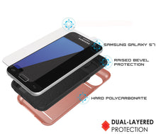 Load image into Gallery viewer, Galaxy S7 EDGE Case PunkCase CLUTCH Rose Gold Series Slim Armor Soft Cover Case w/ Screen Protector (Color in image: Gold)

