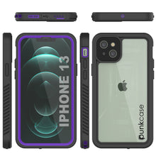 Load image into Gallery viewer, iPhone 13  Waterproof Case, Punkcase [Extreme Series] Armor Cover W/ Built In Screen Protector [Purple] (Color in image: Red)
