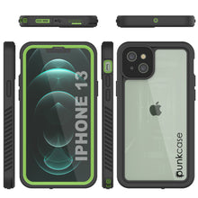 Load image into Gallery viewer, iPhone 13  Waterproof Case, Punkcase [Extreme Series] Armor Cover W/ Built In Screen Protector [Light Green] (Color in image: Red)
