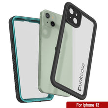 Charger l&#39;image dans la galerie, iPhone 13  Waterproof Case, Punkcase [Extreme Series] Armor Cover W/ Built In Screen Protector [Teal] (Color in image: Light Blue)
